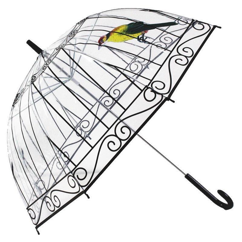 Transparent Birdcage Umbrella